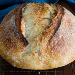 Overnight Sourdough Bread recipe