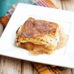 Overnight Stuffed Apple Pie French Toast