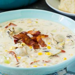 Oyster and Wild Rice Soup