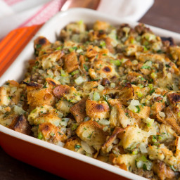 Oyster Stuffing With Fennel, Tarragon, and Sausage Recipe
