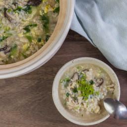 Ozousui: Herb Filled Chicken and Rice Porridge