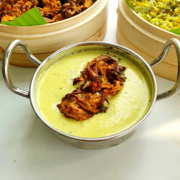 Pakoda Mor Kuzhambu recipe, South Indian Kadhi Pakora, Easy Mor Kuzhambu re