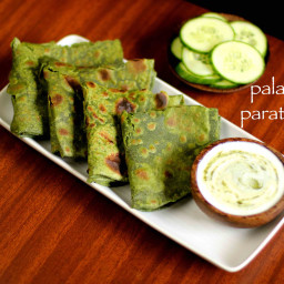 palak paratha recipe | spinach paratha recipe | palak ka paratha