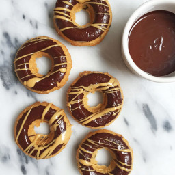 Paleo Almond Butter Cup Donuts