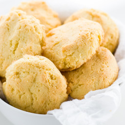 Paleo Almond Flour Biscuits (Low Carb, Gluten-free) - 4 Ingredients