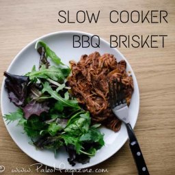 Paleo BBQ Brisket Recipe [Slow Cooker/Crockpot]