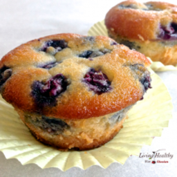 Paleo Blueberry Muffin (Grain Free, Gluten Free, Low Carb)