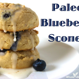 Paleo Blueberry Scones