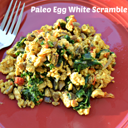 Paleo Breakfast Egg White Scramble