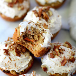 Paleo Carrot Cake Cupcakes {gluten-free and dairy-free}