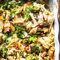 Paleo Chicken Broccoli “Rice” Casserole