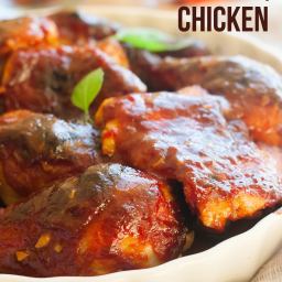 Paleo Chicken- Sweet and Sticky BBQ Chicken Recipe