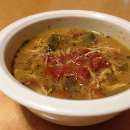 Paleo Chicken Tomato Crockpot Soup