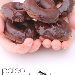 Paleo Chocolate Mini Donuts