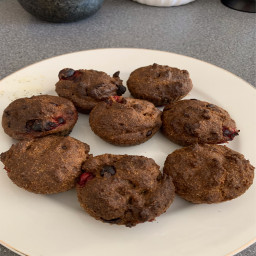 Paleo Cranberry Orange Muffins
