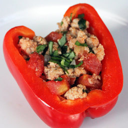 Paleo Italian Style Stuffed Peppers