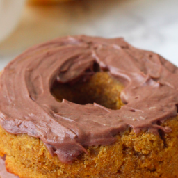 Paleo Pumpkin Donuts with Chocolate Frosting (AIP, Gluten free)
