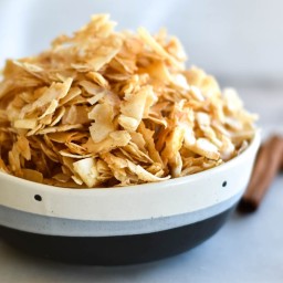 Paleo Pumpkin Spice Coconut Chips — Foodborne Wellness