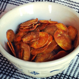 Paleo Rosemary and Sea Salt Sweet Potato Chips