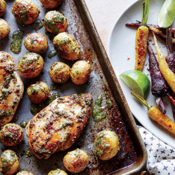 Paleo Sheet Pan Chicken with Roasted Baby Potatoes