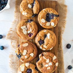 Paleo Vegan Blueberry Muffins