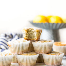 Paleo Vegan Lemon Poppy Seed Muffins