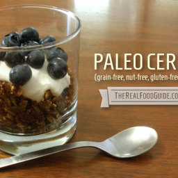 Paleo cereal – grain-free, oat-free, nut-free granola with maca root