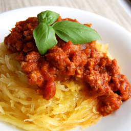 Paleo Spaghetti with Meat Sauce