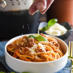 Pampered Chef Quick Cooker Spaghetti Bolognese