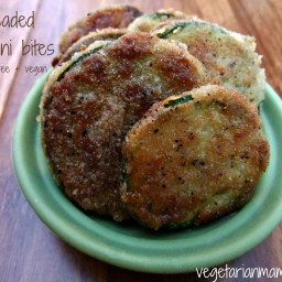 Pan Fried Breaded Zucchini – #glutenfree #vegan