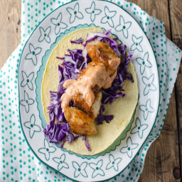 Pan-Fried Tilapia Tacos with Chipotle Mayo