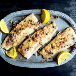 Pan-Fried Trout With Rosemary, Lemon and Capers