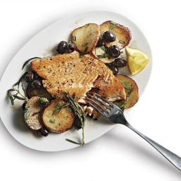 Pan-Seared Arctic Char with Olives and Potatoes