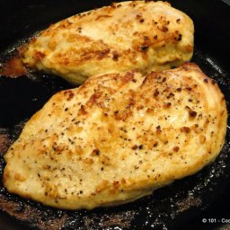 Pan Seared Oven Roasted Garlic Skinless Chicken Breast