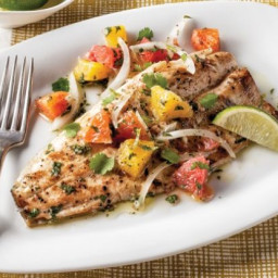 Pan-Seared Rainbow Trout With Citrus Salsa