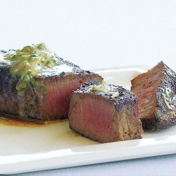 Pan-Seared Steak with Caper-Anchovy Butter