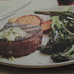 Pan-Seared Steak with Chive-Horseradish Butter