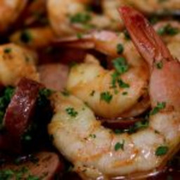 Pan Smoked Shrimp with Butter