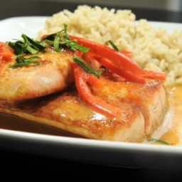 Panang Curry Salmon, Get your omega fatty acids with the full flavors of Th