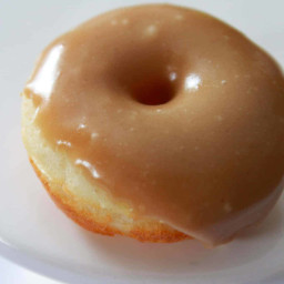 Pancake Mix Donuts with Maple Glaze