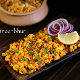 paneer bhurji recipe | how to make dry paneer bhurji recipe
