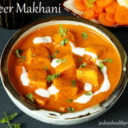 Paneer makhani recipe | How to make paneer makhani