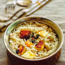 Paneer Pulao Recipe for baby and toddlers