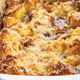 Panettone Bread Pudding with Lemon Filling