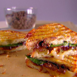 Panini with Chocolate and Brie