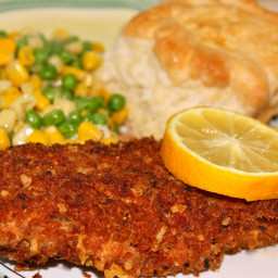 Panko and Italian Herb~Crusted Perch Filets