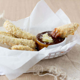 Panko Chicken Strips-Teriyaki Pina Colada Dipping Sauce