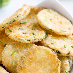 Panko-Crusted Zucchini Chips [Vegan]