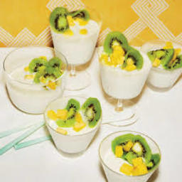 Panna Cotta with Tropical Fruit