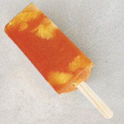 Papaya-Tangerine Ice Pops